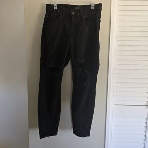 Judy Blue Distressed Black Skinnys
